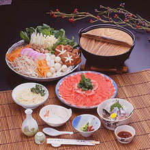 天然猪鍋料理（懐石）プラン
